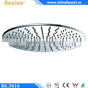 Beelee Round Brass Bathroom Top Shower 10'' 12'' 16'' Ceiling Mist Rainfall Shower Head Quality Choice thumbnail-4