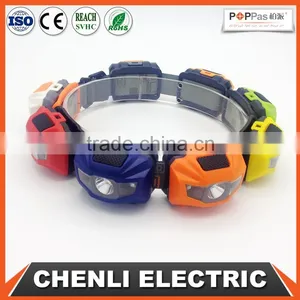 Poppas T16B 2 Red Smd LED +1W Power Led 3AAA Battery Operated Outdoor Waterproof Running Camping Walking Reading Head Lamp thumbnail-3
