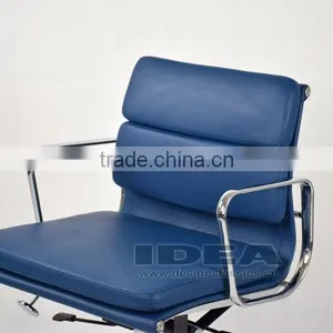 Replica EA217 Charles Office Chair- Blue Color Genuine Leather thumbnail-6