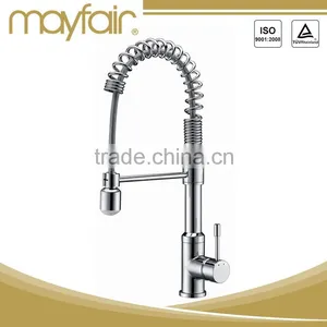 Unique Brass Chrome Pull Out Kitchen Faucet thumbnail-1