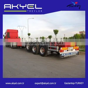 Turkish Manufacturer Direct Supplier Hot-selling Flatbed Load 40ft Container Semi Trailer thumbnail-4