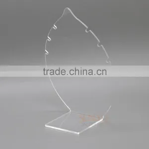 Custom Design And Size Acrylic L-shape Clear Necklace Stand thumbnail-3