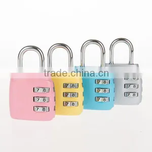 Professional Design High Security 3 Digits Cheap Metal Padlock thumbnail-4