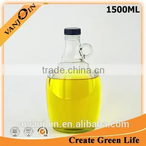 Fancy Glass Jug With Handle For Wine thumbnail-3