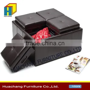 Hot Selling Leather Ottoman thumbnail-5