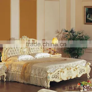 Antique Hand Carved Bed Furniture- Bedroom Furniture Best Price thumbnail-3