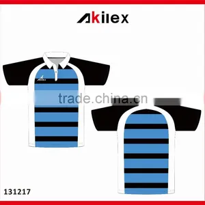 High Quality Polyester Sublimated Custom Rugby Shirts, Rugby Jerseys thumbnail-3
