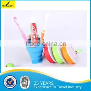 Travel Portable Silicone Folding Cup thumbnail-1