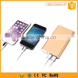 CE FCC ROHS Metal Materail Thin10000mah Qc3.0 Power Bank With Custom Logo thumbnail-2
