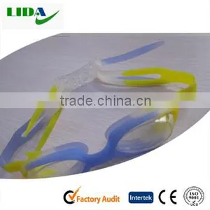 Manufacture Swim Goggles With Silicone Adjustable Strap 6100F thumbnail-3