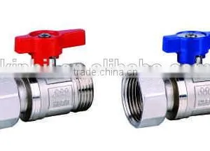 Brass Straight Radiator Valve With Handle for Heating System F/M ART.030210 thumbnail-1