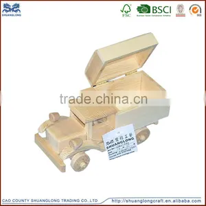 Chinese Wholesales Unfinished Mini Wooden Car,wooden Toy thumbnail-2