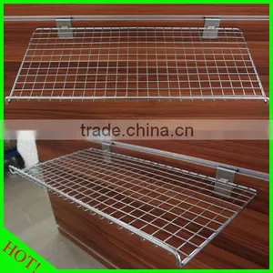 Supermarket Slatwall Wire Mesh Shelves thumbnail-1