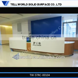 Long Straight Front Desk/high Quality Reception Desk/simple Style Front Desk thumbnail-3