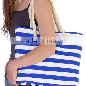 Factory Wholesale Cotton Canvas Beach / Tote Bag thumbnail-2