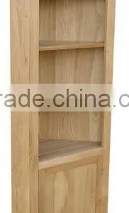 Wooden Tall Corner Open Top Cabinet thumbnail-1
