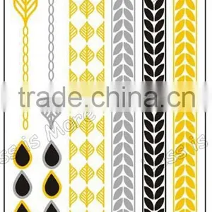 2015 Hot Sale Newest Flash Tattoo,metallic Temporary Tattoo thumbnail-1