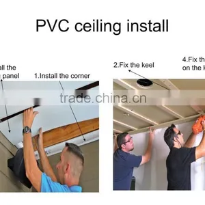 Plastics Profiles PVC Wall Clading Stretch PVC Ceiling Designs thumbnail-3