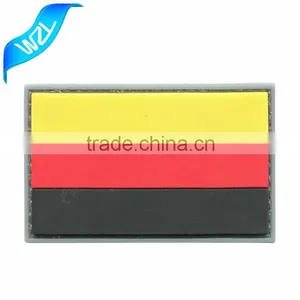 Country Flag Rubber Patch PVC Patches With Tight Backing thumbnail-1