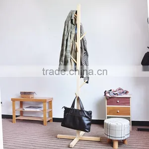 Wood Hangers for Clothes, Tree Shaped Coat Hook, Hat Hook thumbnail-4