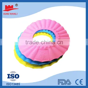 Colorful Hotel PE Disposable Nonwoven Shower Capclear Children Hair Washing Cap thumbnail-4