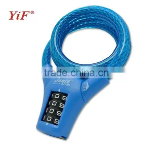 YiFeng 4 Digit Combination Bicycle Lock Cable Lock YF21059 thumbnail-3