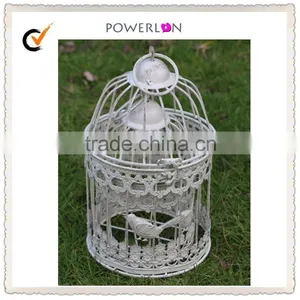 Low Price Shabby and Chic Garden Decor Metal Square Bird Cage thumbnail-4