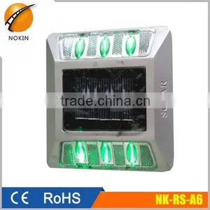 High Quality Reflective Flashing Aluminum LED Solar Cat Eyes Road Stud thumbnail-2
