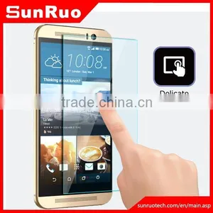 Ultra-thin 0.3mm Round Edge 9H Scratch Resistant Tempered Glass Screen Protector for HTC M9 thumbnail-1