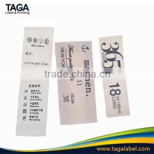 Printed Cotton Label for Garment thumbnail-1