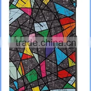 Tri Folding Color Printing Leather Case for Samsung Galaxy Tab A 7.0, Leather Case for Samsung Tab A 7.0 (T280) thumbnail-2