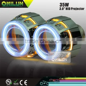 Double Ring BI Xenon Projector Lens With CCFL Angel thumbnail-1