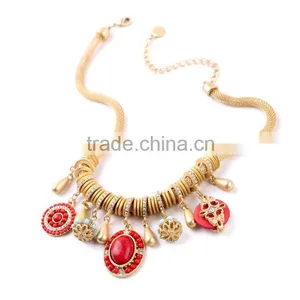OEM/ODM Factory Direct Sale Big Blue Stone Pendant Necklace Skule Pendant Necklace thumbnail-6