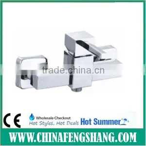 40288 Bathroom Single Handle Wall Mounted Copper Shower Mixer Tap thumbnail-1
