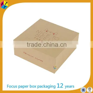 Recycled Paper Small Brown Box With Lid thumbnail-5