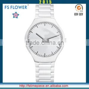 FS FLOWER - Black Ceramic Watch Mens Japan Movement Quartz Watch thumbnail-2