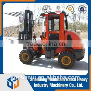 3 Ton Rough Terrain Forklift 4x4 Truck Supplier List With CE thumbnail-1