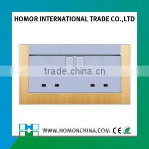 Electrical Double Euro Type Switched Socket for Home Hotel thumbnail-4