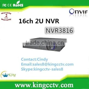 16ch 1080p Nvr Embedded Nvr H.264 2U Dahua Network Cctv Nvr NVR3816 thumbnail-1