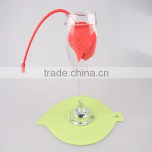 Hot Selling Rose Flower Infuse Silicone Tea thumbnail-3