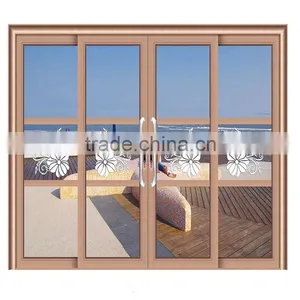 Metal Glass Aluminum Sliding Doors Balcony Sliding Glass Door thumbnail-1