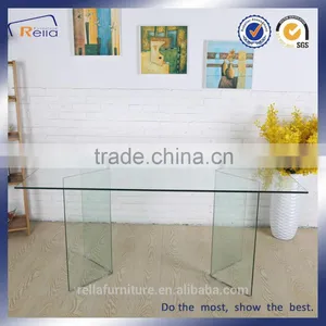 Full Glass Dining Table With Modern Design Room Furniture thumbnail-3
