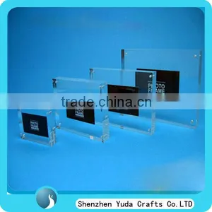 Tabletop Clear Acrylic Magnetic Sales Picture Frame Custom Waterproof Handmade Acrylic Picture Photo Frame Wholesale thumbnail-1