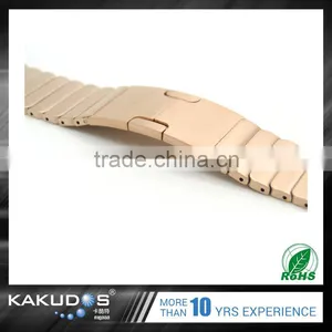 Custom Logo Accepted Wholesale Fashionable Flat Buckle Alloy Watch Belt Band thumbnail-4