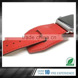 Trade Assurance Custom Logo Accept Sport Leather Western Watch Band for Apple thumbnail-5