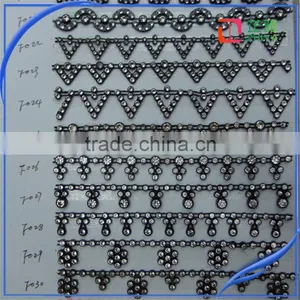 Strass for Shoes Flowers Bezel Cup Chain 10yards Cup Chain Rhinestone thumbnail-4