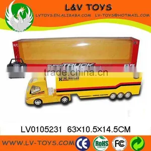 Yellow 4CH rc Container Truck thumbnail-1