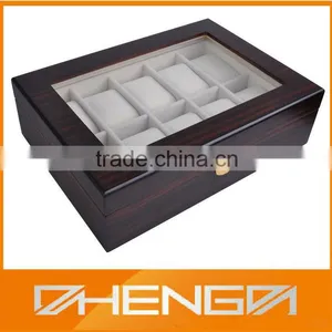 Hot!!! Customized China Manufacturer Personalized Luxury Souvenir Products Wooden Watches Box Wholesale(ZDW14-002) thumbnail-6