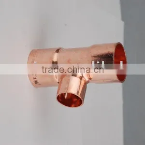 Copper Reducing Tee thumbnail-1