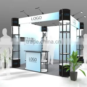 Custom Trade Show Portable Aluminium 10'*10'ft Exhibition Booth thumbnail-2